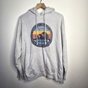 Gray Graphic Hoodie